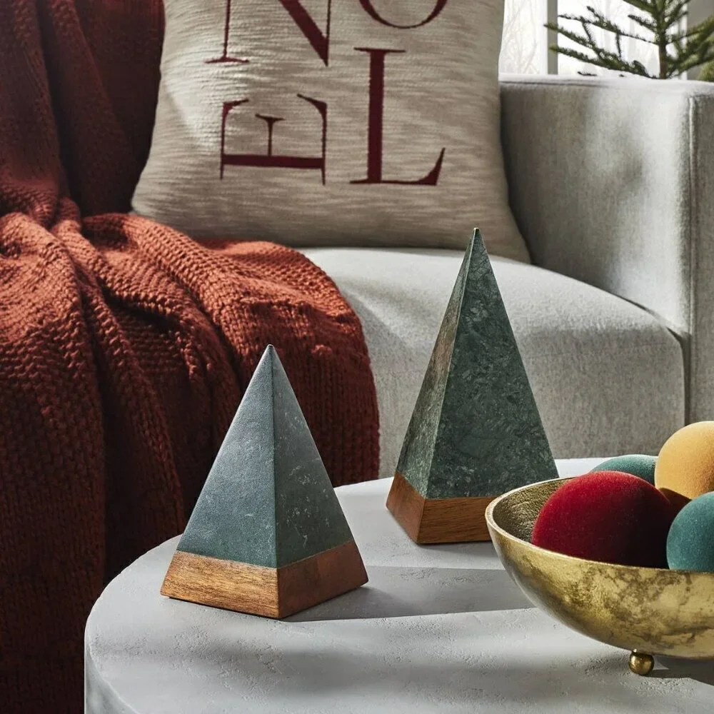 Threshold Studio‎ McGee Marble and Wood Christmas Green Medium - Target 2023